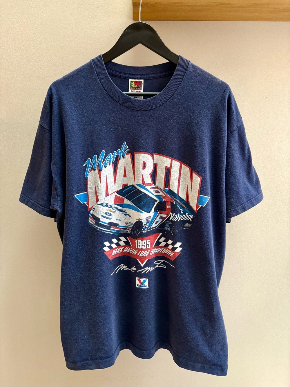 Mark Martin VTG 1995 Ford Thunderbird T-shirt XL FOTL Made in Canada